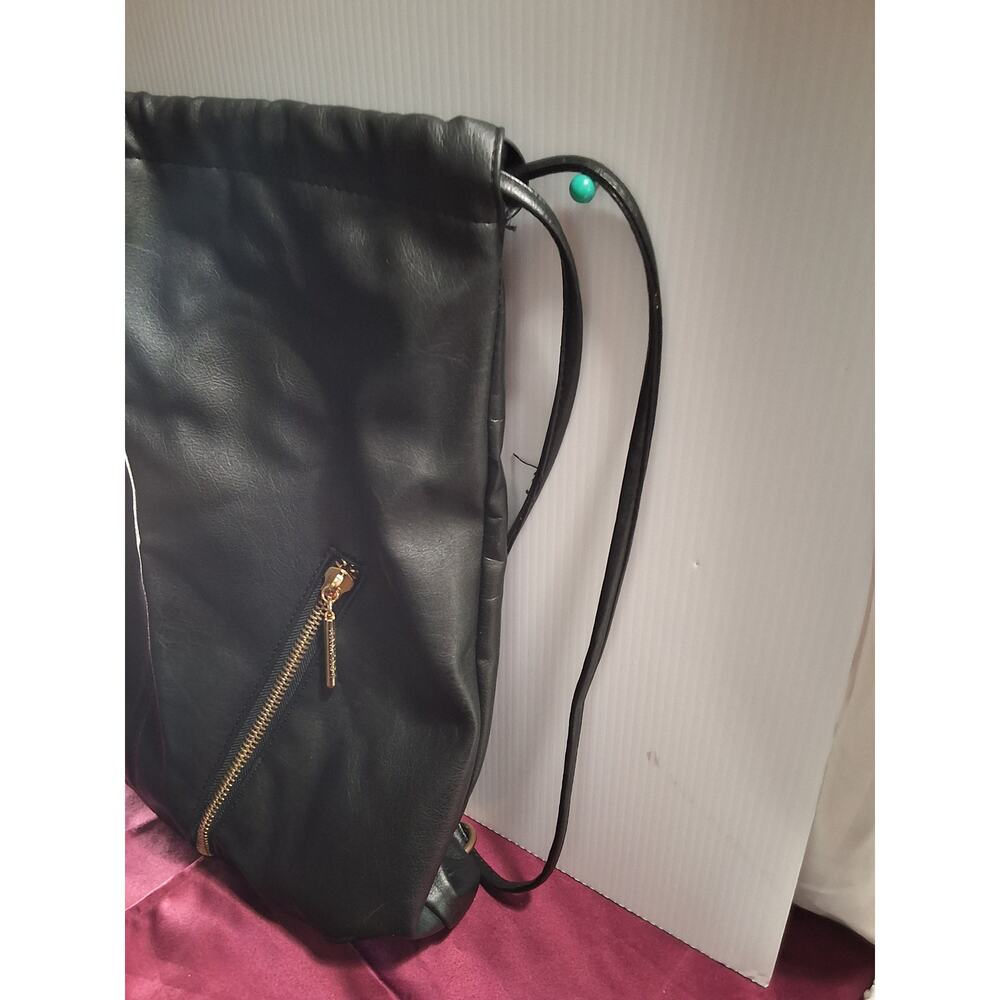 Rampage Draw String Backpack, Leather - image 4